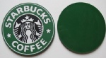 PVC drink coaster