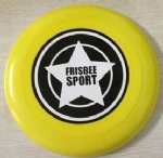 Plastic frisbee