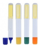 highlighter with sticky notepad
