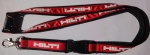 Satin applique lanyard