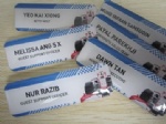 Plastic name badge