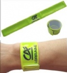 reflective slap wristband