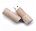 USB wood round